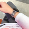 No more basic vibes. Step up your babe game with our premium Babe Bands to elevate your style.     Upgrade your Samsung Galaxy  Watch with our Premium Stainless Steel Diamond Samsung Galaxy Watch Band.  Indulge in the luxury look and feel of ourSamsung Galaxy  Watch band, crafted from high-quality stainless steel in a linked band made from an intricate octagon design. 