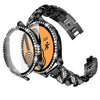 No more basic vibes. Step up your babe game with our premium Babe Bands to elevate your style.   Upgrade your Samsung Galaxy Watch with our Premium Chunky Crystal Stainless Steel Chain Watch Band and Crystal Case Cover Set.  Indulge in the luxury look and feel of our Samsung Galaxy Watch band, crafted from high-quality stainless steel in an elegant chunky chain style, with shining crystal embellishments. 
