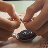 Load and play video in Gallery viewer, No more basic vibes. Step up your babe game with our premium Babe Bands to elevate your style. Upgrade your Samsung Galaxy Watch with our Premium Chunky Crystal Stainless Steel Chain Watch Band and Crystal Case Cover Set.  Indulge in the luxury look and feel of our Samsung Galaxy Watch band, crafted from high-quality stainless steel in an elegant chunky chain style, with shining crystal embellishments.